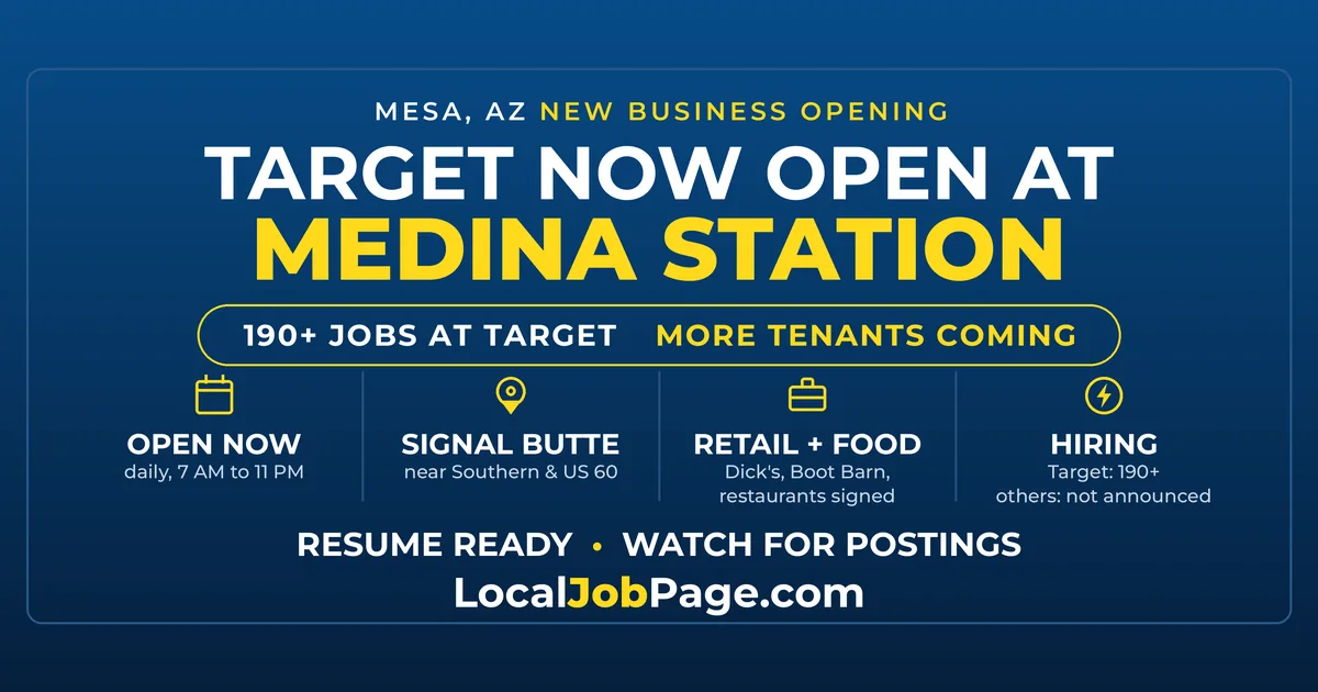Target Opens at East Mesa's Medina Station, and More Stores Are Coming